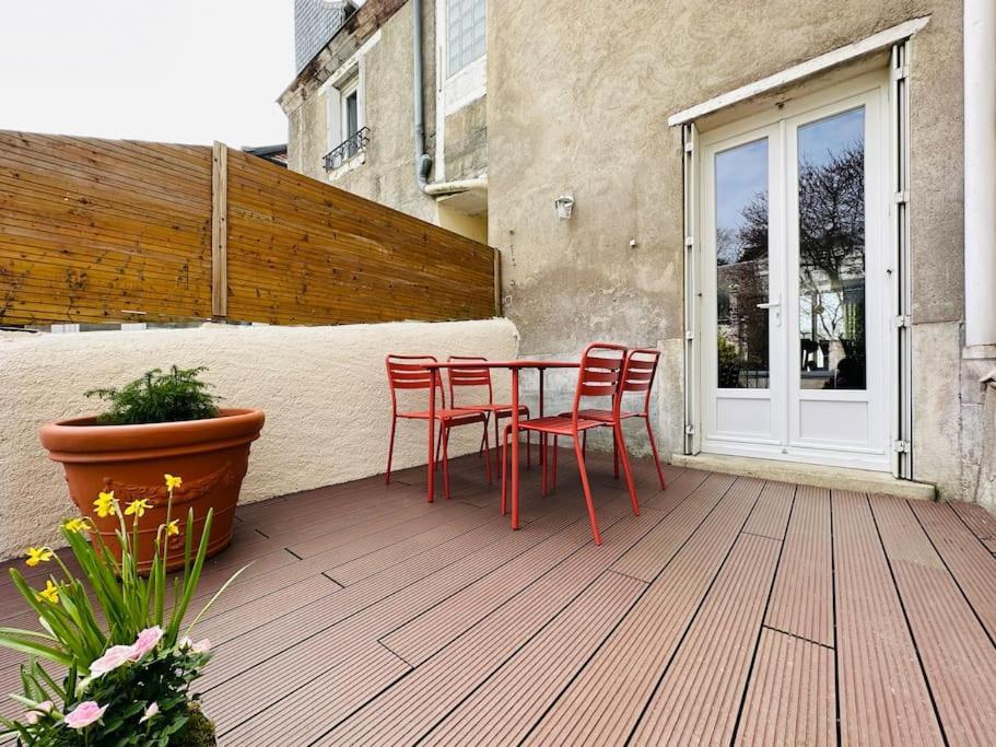 Apartamento Le Jardin Secret - Jardin/Loire Tours Exterior foto